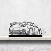 GTR Nismo Angle Silhouette Metal Art Stand